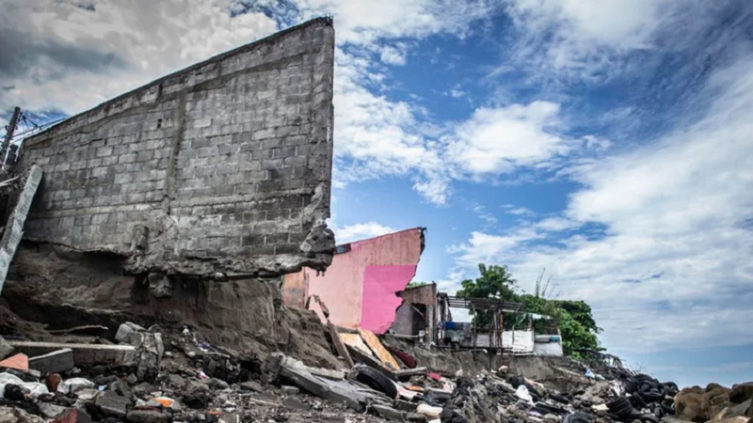 Una ciudad nicaragüense desaparecería tragada por el mar