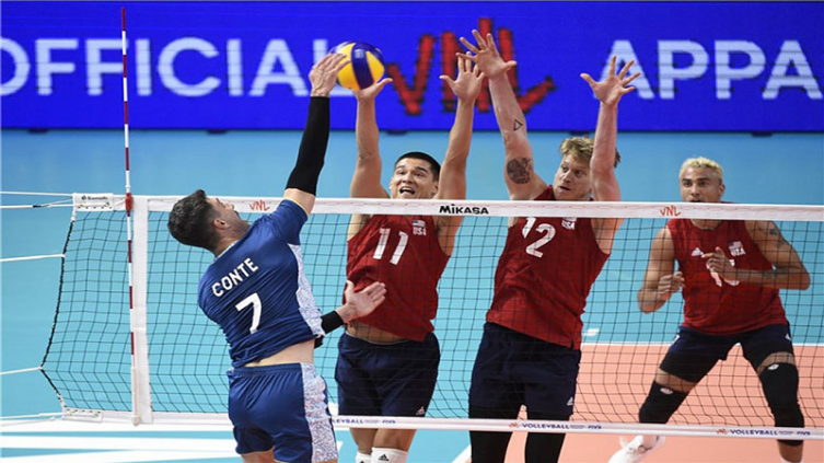 VNL: Argentina cae ante Estados Unidos y pierde la chance de jugar la fase final