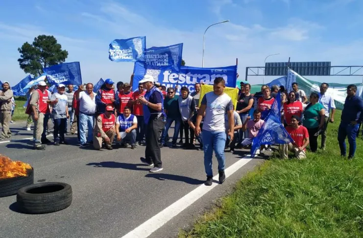 Paro de FESTAM con cortes en rutas de la provincia