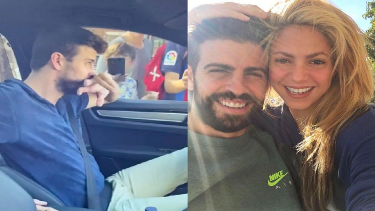 Habrían filmado a Piqué escuchando a Shakira en el auto