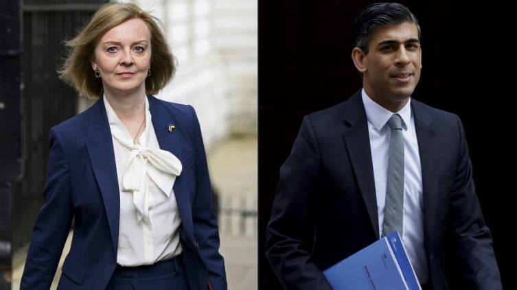 Sunak y Truss pelean por la sucesión de Boris Johnson