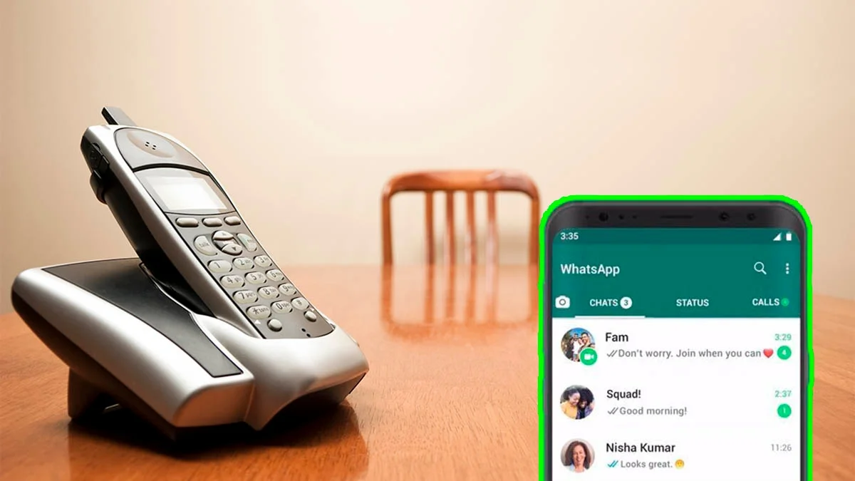 Cómo usar WhatsApp en un teléfono fijo