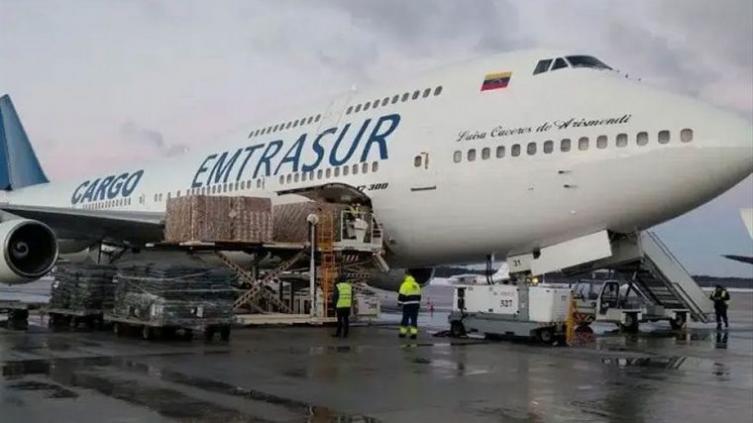 Estados Unidos pide a Argentina incautar el avión venezolano