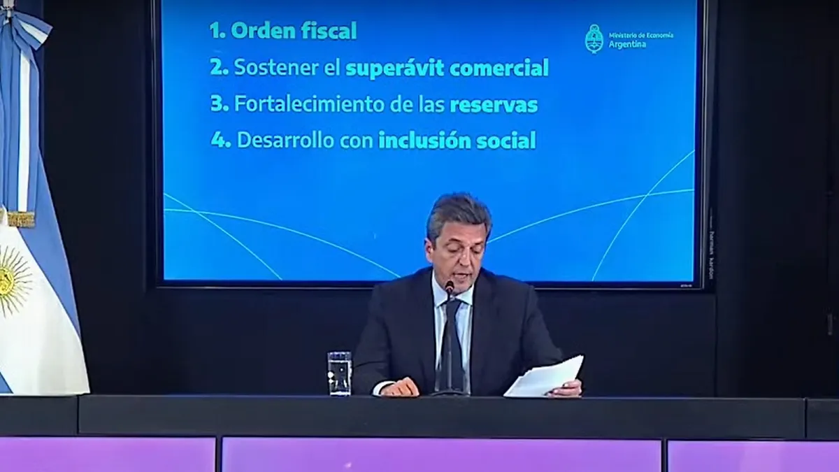 Massa anunció medidas para sumar reservas y ordenar cuentas