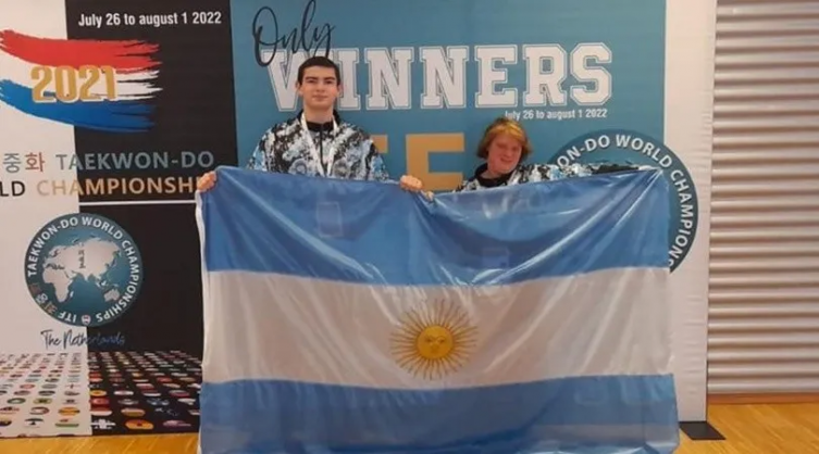 Mundial de Taekwondo: la argentina con Síndrome de Down que ganó tres medallas