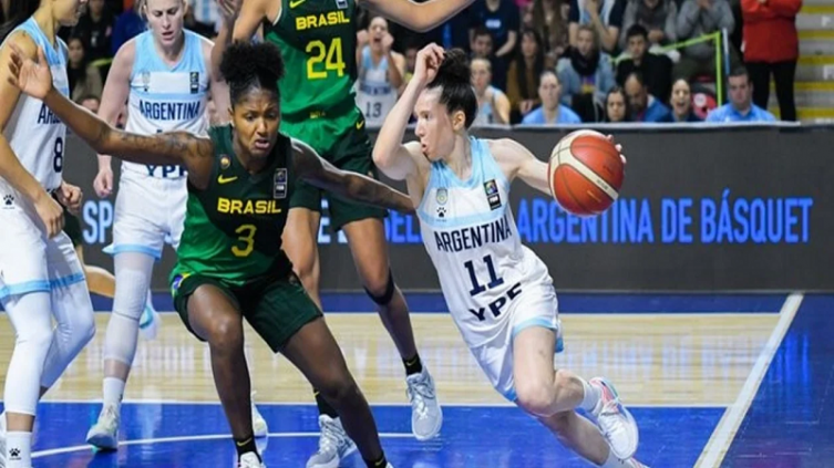 Sudamericano  de básquet: Argentina no pudo con Brasil en San Luis 