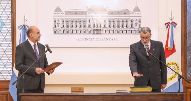 Juró el nuevo ministro de Seguridad, Rubén Rimoldi