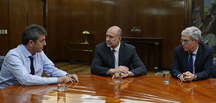 Perotti y Massa mantuvieron una extensa reunión de trabajo 