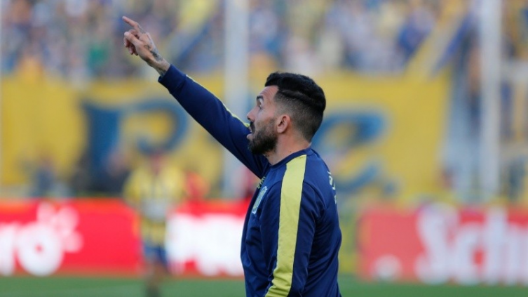 Rosario Central: Tevez probó con dos cambios