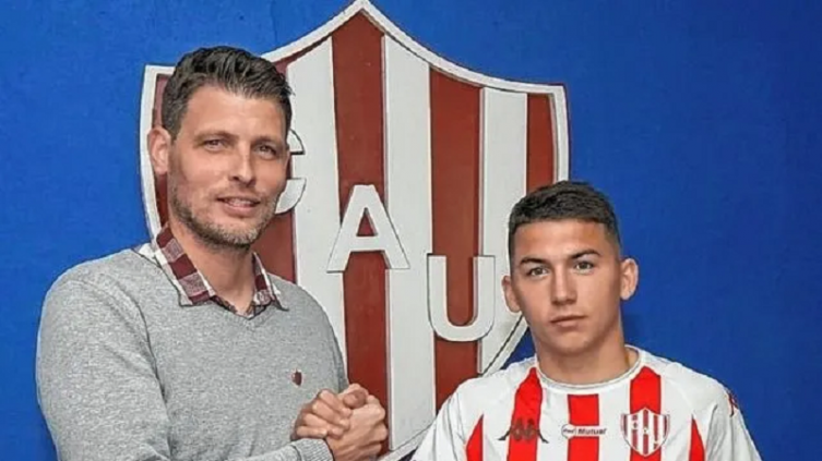 Mateo Del Blanco selló su vínculo con Unión
