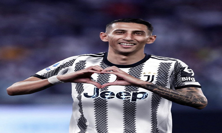 El primer gol de Ángel Di María en Juventus