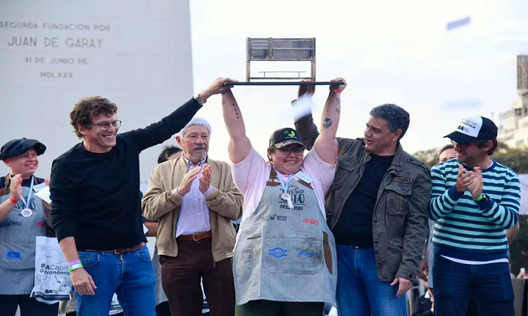 La primera mujer en ganar el Campeonato Federal del Asado