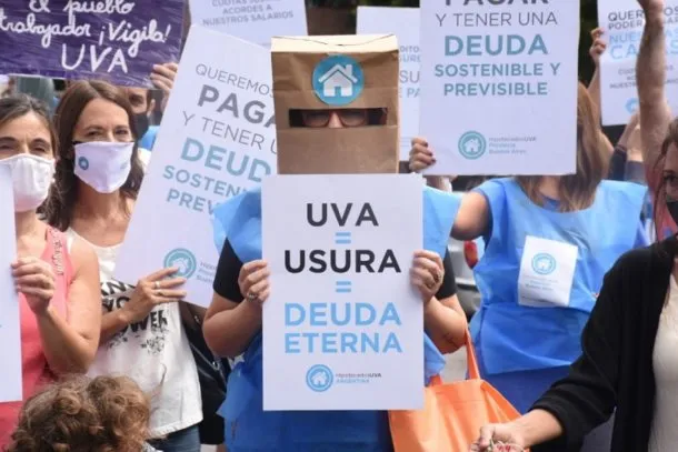 Hipotecados UVA denunció suba del 180% de las cuotas en el último año y medio