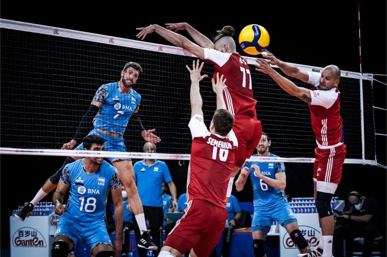 Voley: Polonia fue demasiado rival para Argentina