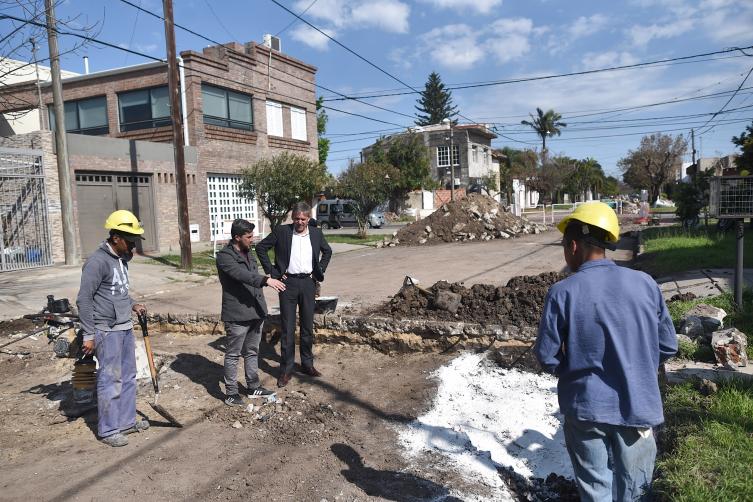 El Plan Integral de Bacheo también avanza en Villa María Selva