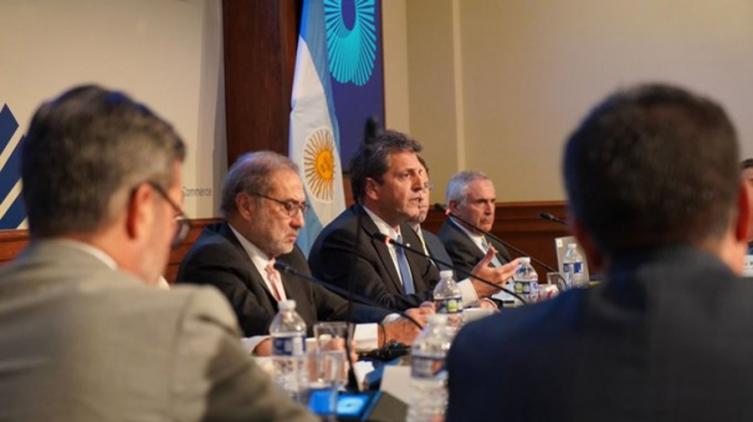 Massa en Washington: se reunió con representantes de más de 30 empresas estadounidenses