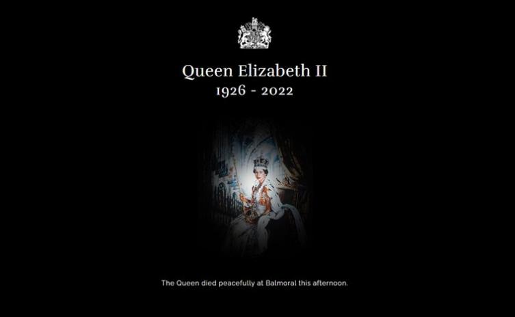 Murió la reina Isabel II