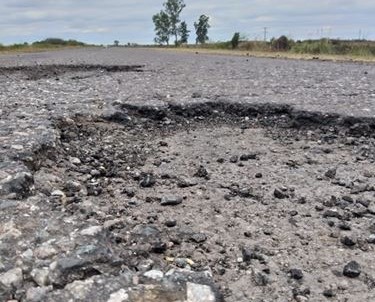 Michlig solicitó la previsión presupuestaria para la repavimentación de la RP N° 69 S