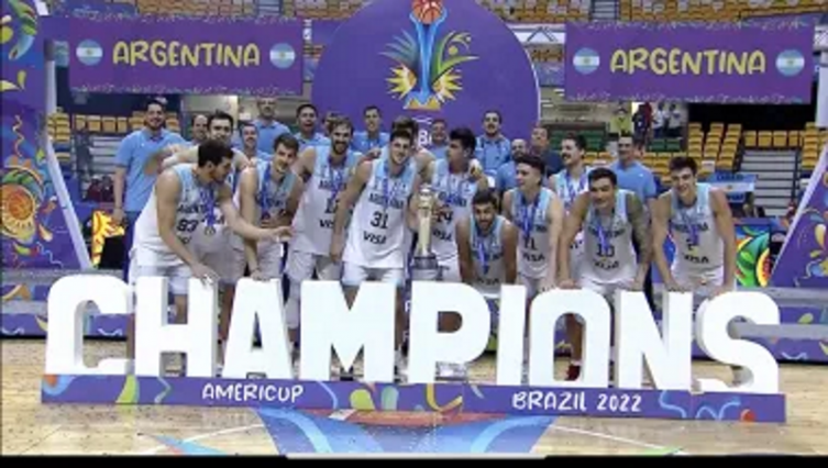 ¡Argentina derrotó a Brasil y es campeón de la AmeriCup!