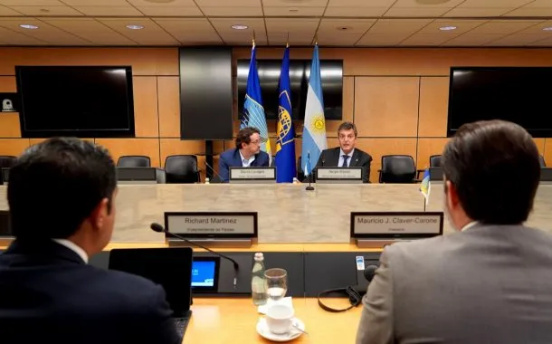 Sergio Massa se reúne con la titular del FMI Kristalina Georgieva