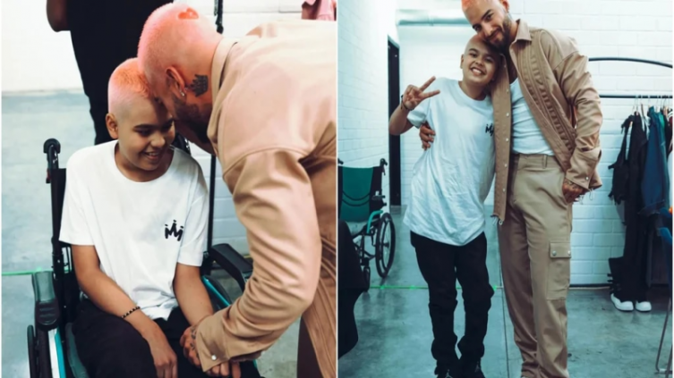 Maluma le regaló una casa a un niño con cáncer