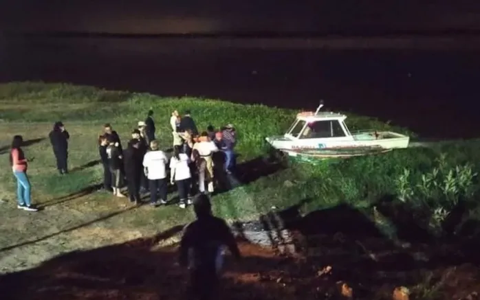 Se dio vuelta una lancha y hay una persona desaparecida