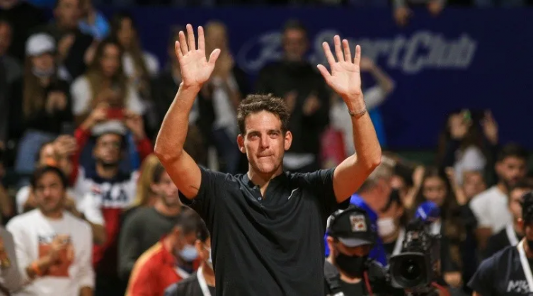 El duro momento de Del Potro