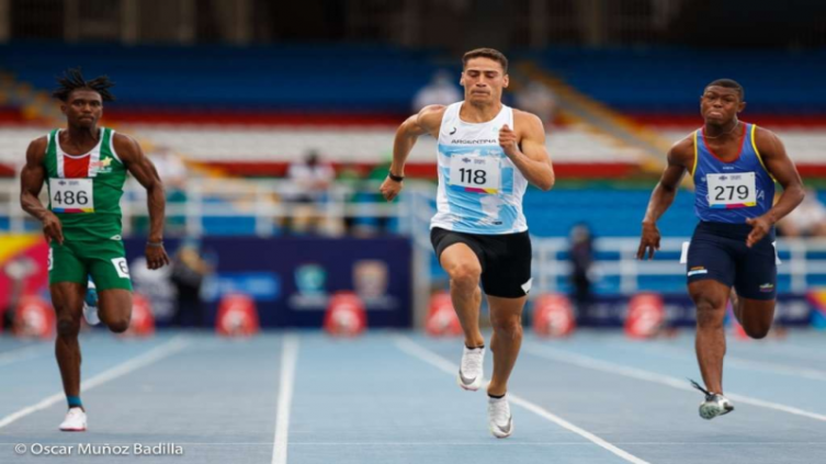 Sudamericano de Brasil: Franco Florio superó el récord nacional de 100 metros llanos