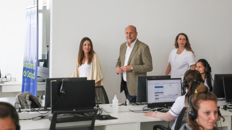 Perotti presentó el Centro Coordinador de Red y TeleSalud