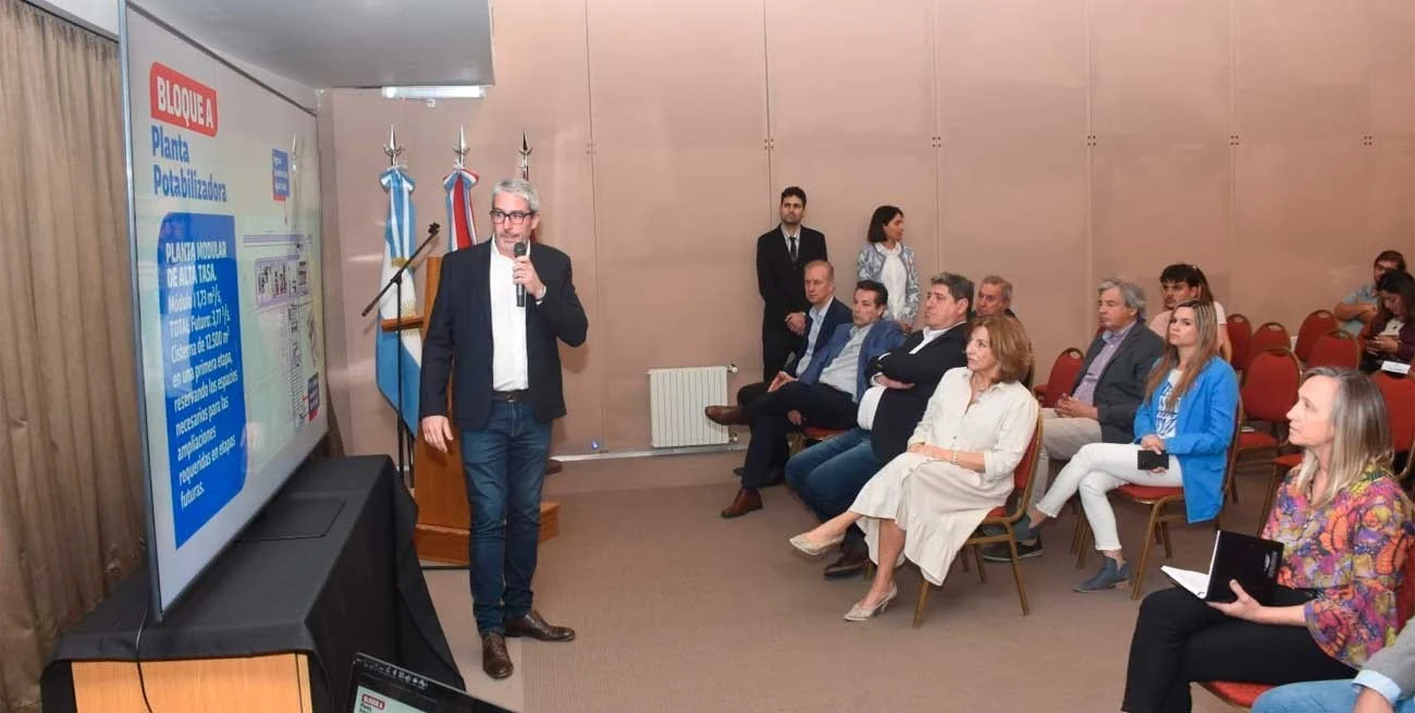 Presentaron la obra del Acueducto Biprovincial Santa Fe - Córdoba
