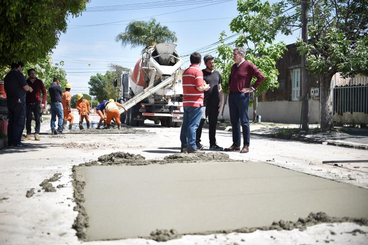 El Plan Integral de Bacheo continúa en Villa María Selva