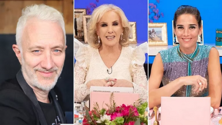 Los invitados de Mirtha Legrand, Andy Kusnetzoff y Juana Viale 