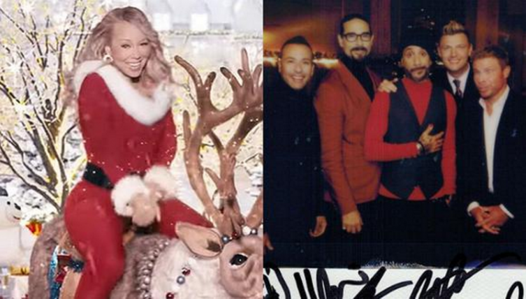 Mariah Carey y Backstreet Boys en cuenta regresiva para la Navidad