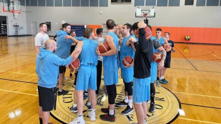 La Selección Argentina de básquet se entrena en Miami