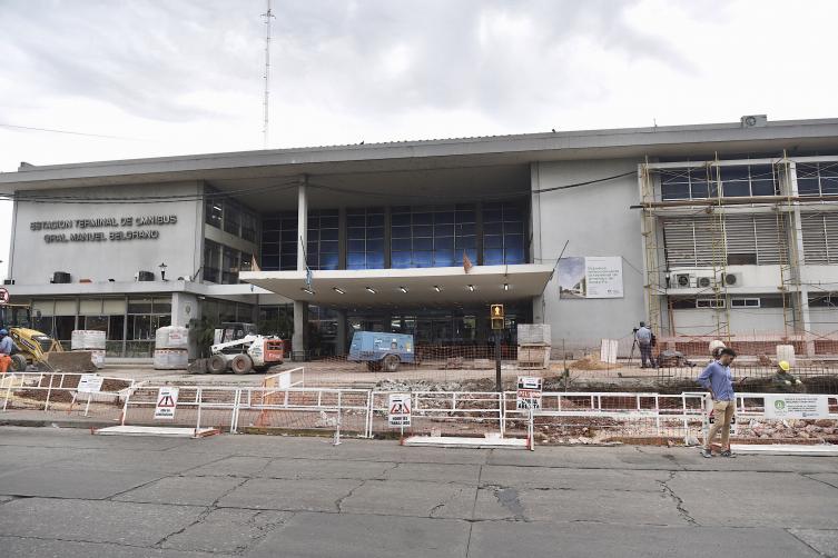 La Municipalidad avanza en la remodelación de la Terminal de Ómnibus