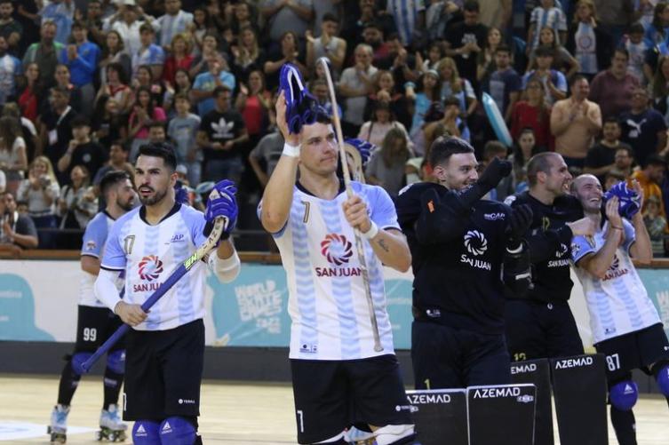 Mundial de hockey sobre patines: Argentina goleó a Italia y avanzó a la final