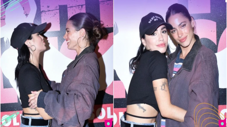 Encuentro de Lali Espósito y Tini Stoessel en el show de Nathy Peluso