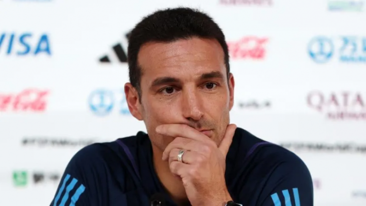 Habló Scaloni del equipo titular ante Arabia Saudita