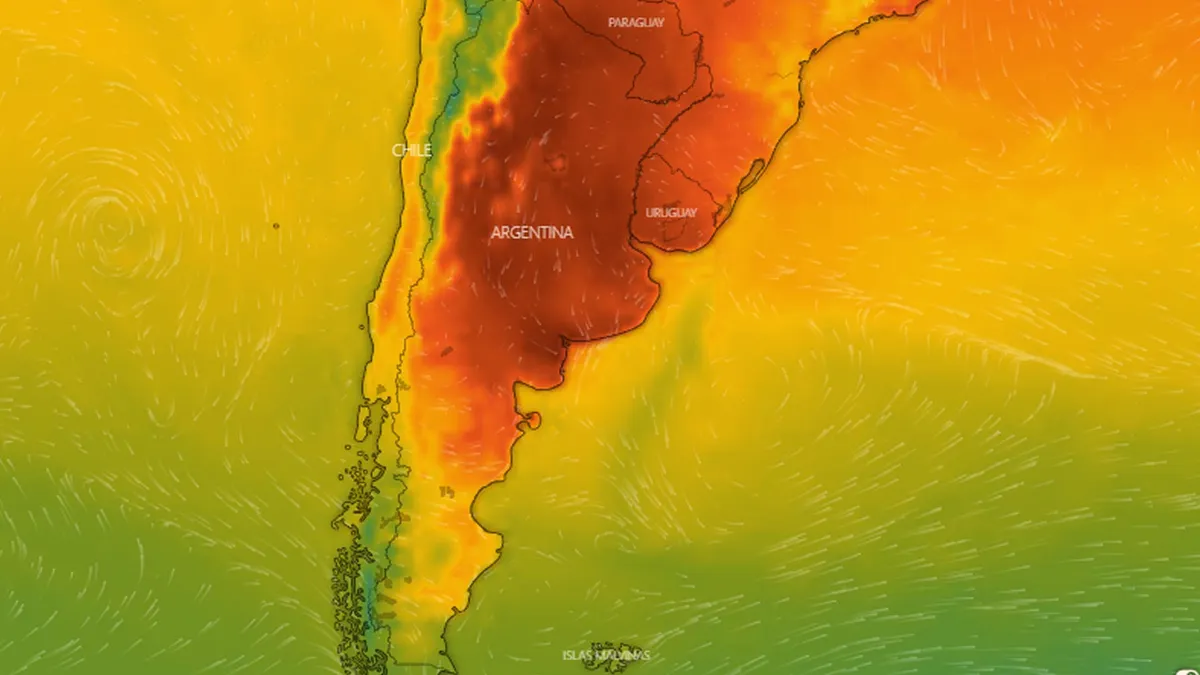 Récord mundial de calor en Argentina: ¿cuál fue la ciudad más cálida?