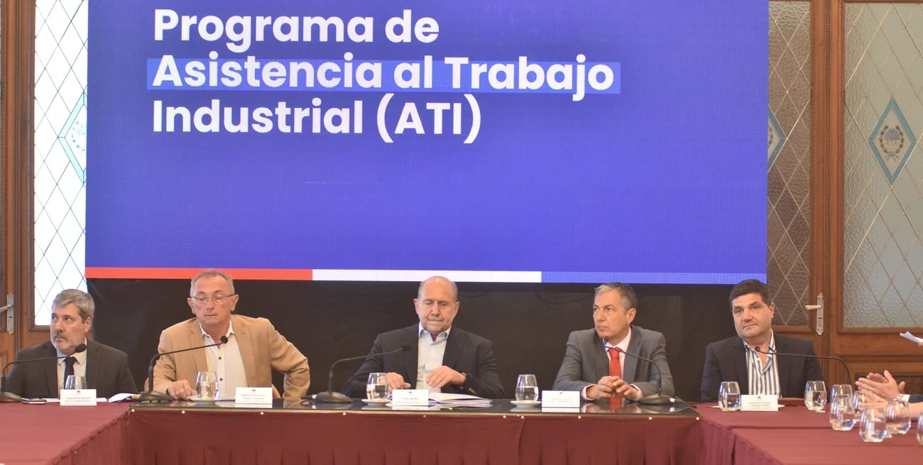 Perotti presentó el Programa de Asistencia al Trabajo Industrial