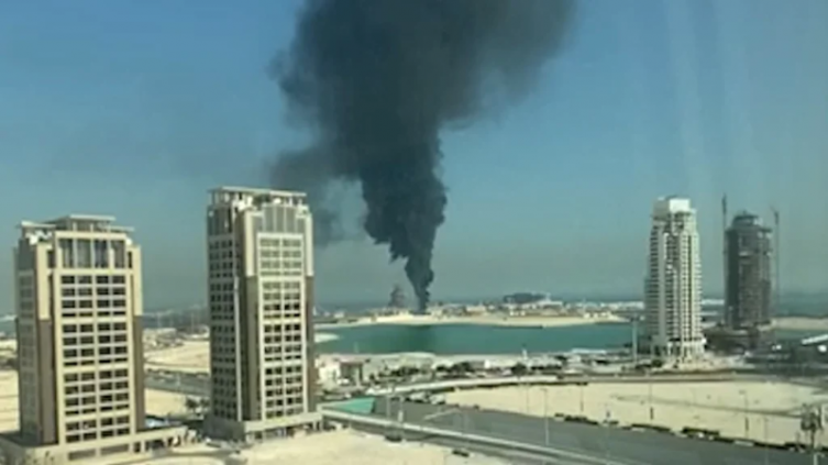 Qatar: un incendio en Lusail generó preocupación
