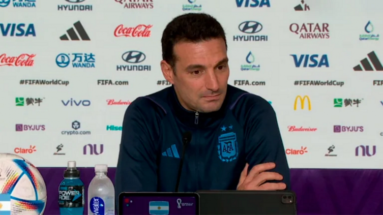 Scaloni: “Esto es sólo un partido de fútbol, es difícil hacerle entender a la gente”