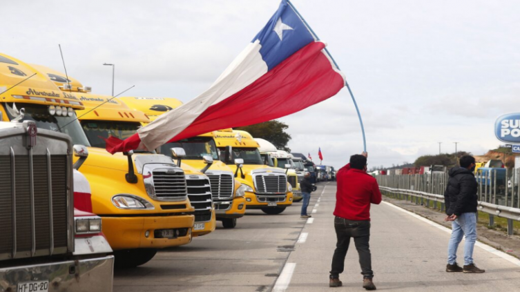 Chile: sin acuerdo entre camioneros y el Gobierno en el sexto día de paro