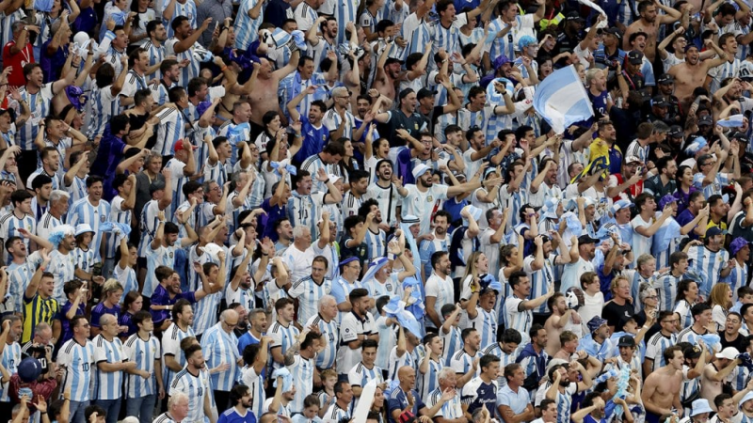 Argentina-México, récord de gente en un Mundial desde Estados Unidos 94