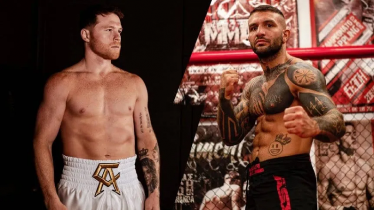 Un luchador argentino desafió a Canelo para defender a Messi