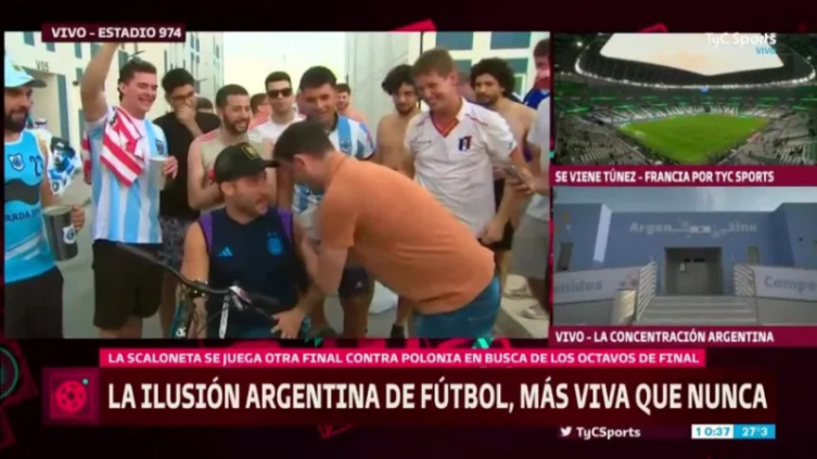 El nadador paralímpico que alienta a la Seleccióny se entrena en Qatar