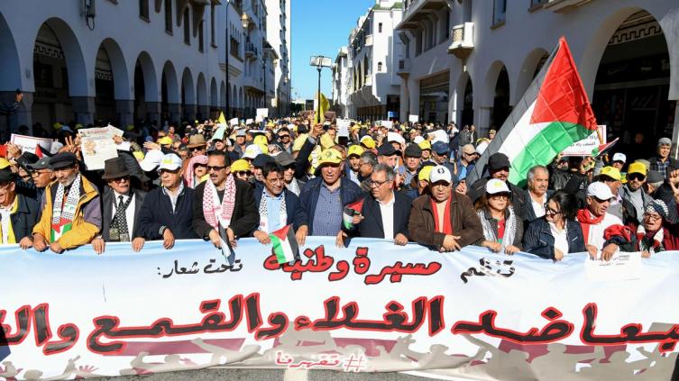 Miles de personas se manifestaron contra la inflación y la represión en Marruecos