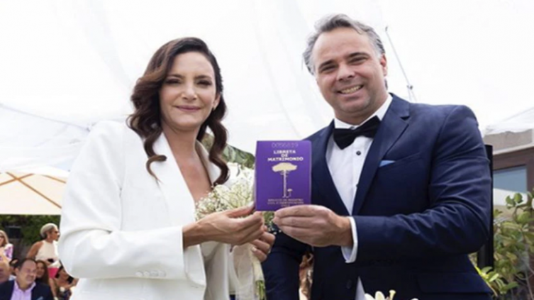 Las fotos del casamiento de Luciana Aymar en Chile