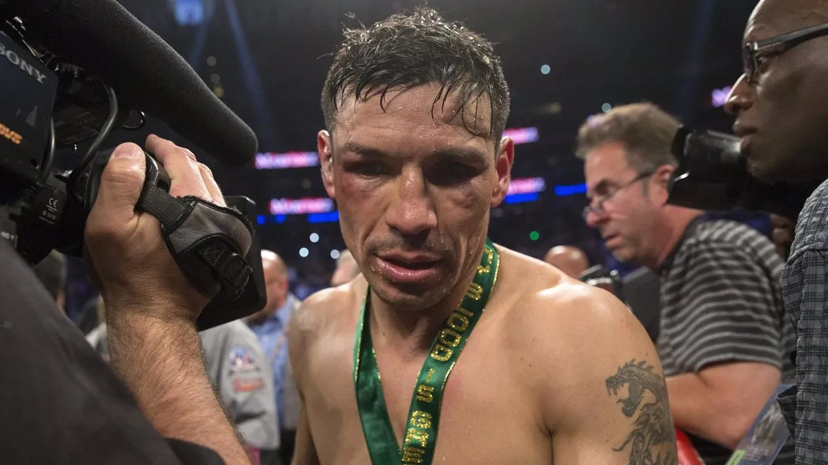 Maravilla Martínez reaparece en Estados Unidos ante el discreto Noah Kidd