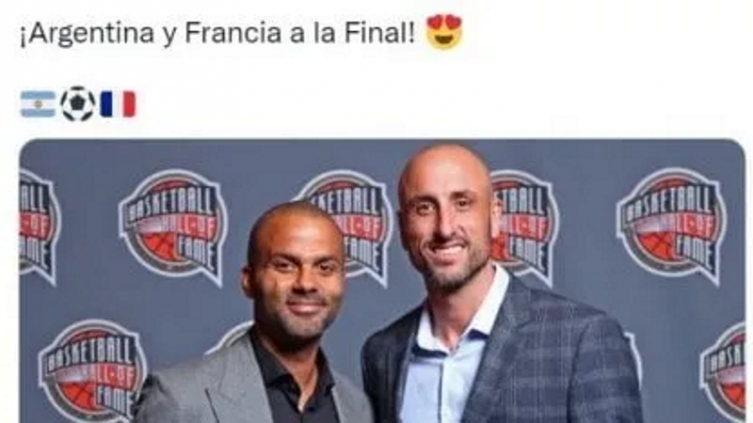 NBA: el posteo por la final del Mundo de Qatar 2022